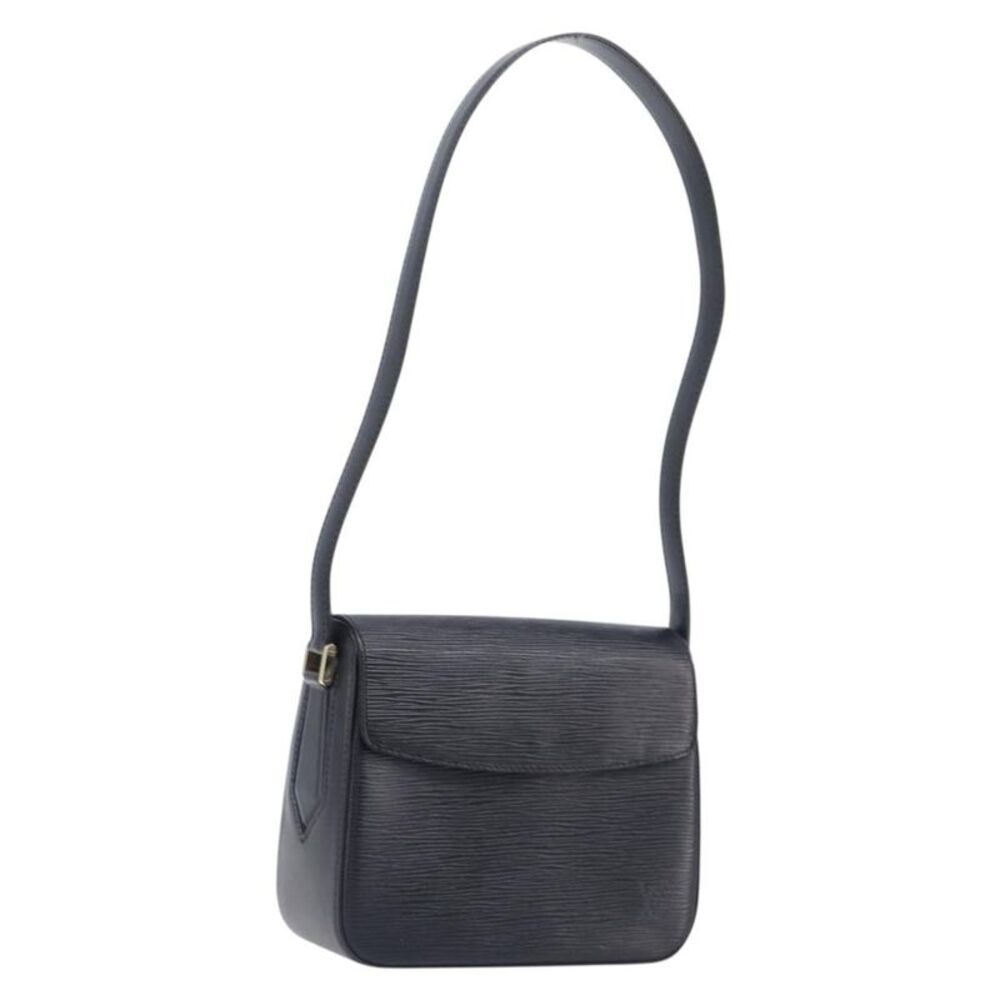 Louis Vuitton Buci Epi Leather Black Leather Handbag
